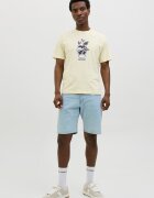 Jack & Jones Памучна тениска с принт Skull Черен/Корал/Крем