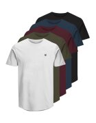 Jack & Jones Памучни тениски- 5 броя