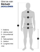 Jack & Jones Пижама от памук синкаво сиво Синьо сиво