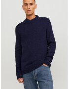 Jack & Jones Плетен пуловер с овално деколте