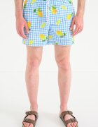 Jack & Jones Плувни бермуди с десен Жълт/Тюркоаз