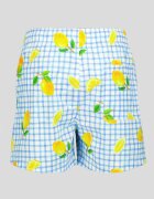 Jack & Jones Плувни бермуди с десен Жълт/Тюркоаз