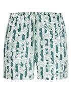 Jack & Jones Плувни шорти с десен Бледозелен