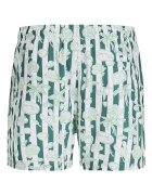 Jack & Jones Плувни шорти с десен Бледозелен
