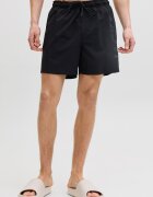 Jack & Jones Плувни шорти с лого Черен