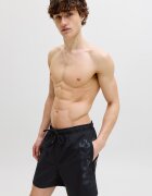 Jack & Jones Плувни шорти с лого Черен
