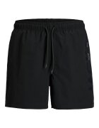 Jack & Jones Плувни шорти с лого Черен