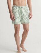 Jack & Jones Плувни шорти с принт Бял/Зелен