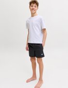 Jack & Jones Плувни шорти с връзка Избеляло черно