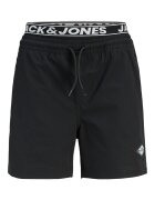 Jack & Jones Плувни шорти с връзка Избеляло черно
