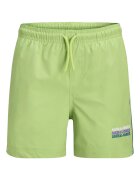 Jack & Jones Плувни шорти с връзка Лайм зелено
