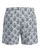 Jack & Jones Плувни шорти с връзка с фигурален принт Зелен/Бял