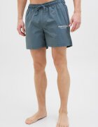 Jack & Jones Плувни шорти с връзка Въглен сиво