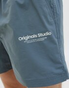 Jack & Jones Плувни шорти с връзка Въглен сиво