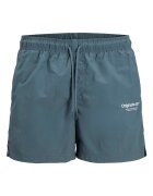 Jack & Jones Плувни шорти с връзка Въглен сиво