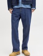 Jack & Jones Прави дънки с висока талия Тъмносин