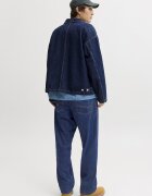 Jack & Jones Прави дънки с висока талия Тъмносин