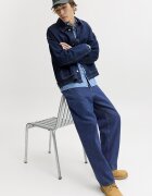 Jack & Jones Прави дънки с висока талия Тъмносин