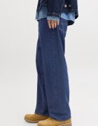 Jack & Jones Прави дънки с висока талия Тъмносин
