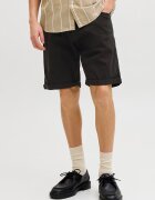 Jack & Jones Прави къси дънки Черен