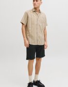 Jack & Jones Прави къси дънки Черен