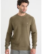 Jack & Jones Пуловер Blurex от органичен памук - Каки