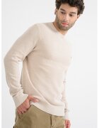 Jack & Jones Пуловер Blurex от органичен памук - Светло бежово
