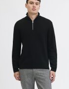 Jack & Jones Пуловер с цип Черен