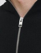 Jack & Jones Пуловер с цип Черен