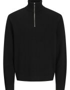 Jack & Jones Пуловер с цип Черен