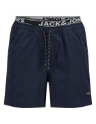Jack & Jones Шорти с връзка и лого на талията Ултрамарин синьо