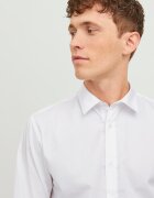 Jack & Jones Слим риза с памук Бял