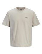 Jack & Jones Спортен екип от органичен памук с шорти Бежов/Tъмносив