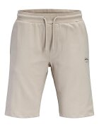 Jack & Jones Спортен екип от органичен памук с шорти Бежов/Tъмносив