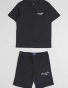 Jack & Jones Спортен екип с органичен памук с шорти Черен