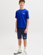 Jack & Jones Спортни бермуди с регулируема талия Тъмносин