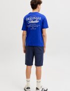 Jack & Jones Спортни бермуди с регулируема талия Тъмносин