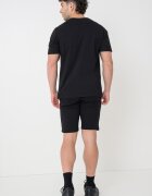 Jack & Jones Тениска худи и къс панталон - 3 части Бял/Черен