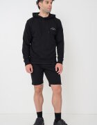 Jack & Jones Тениска худи и къс панталон - 3 части Бял/Черен