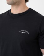 Jack & Jones Тениска худи и къс панталон - 3 части Бял/Черен