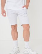Jack & Jones Тениска худи и къс панталон - 3 части Бял/Светло сив