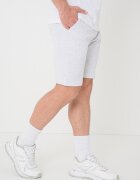 Jack & Jones Тениска худи и къс панталон - 3 части Бял/Светло сив