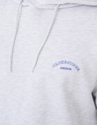 Jack & Jones Тениска худи и къс панталон - 3 части Бял/Светло сив