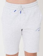 Jack & Jones Тениска худи и къс панталон - 3 части Бял/Светло сив