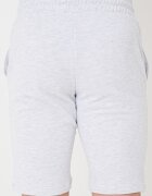 Jack & Jones Тениска худи и къс панталон - 3 части Бял/Светло сив