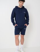 Jack & Jones Тениска худи и къс панталон - 3 части Тъмносин