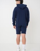 Jack & Jones Тениска худи и къс панталон - 3 части Тъмносин