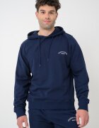 Jack & Jones Тениска худи и къс панталон - 3 части Тъмносин