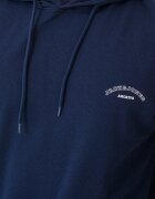 Jack & Jones Тениска худи и къс панталон - 3 части Тъмносин