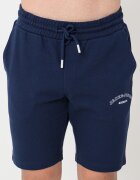 Jack & Jones Тениска худи и къс панталон - 3 части Тъмносин